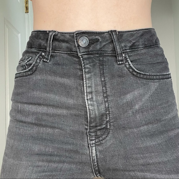 F21 Faded Black Skinny Jeans - Picture 1 of 12